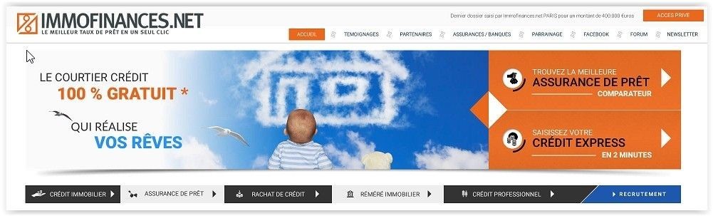 ImmoFinances.net devient le premier courtier gratuit en immobilier en France 