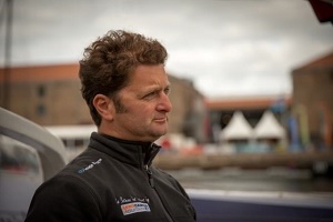 Arnaud Boissières, skipper du bateau La Mie Câline pour le Vendée Globe 2016