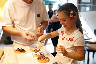 Atelier cooking pâtisserie enfants franchise boulangerie Fischer