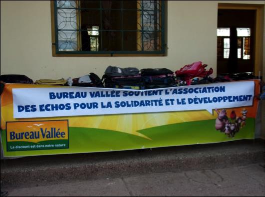 Bureau Vallée encourage la bonne scolarisation des enfants marocains