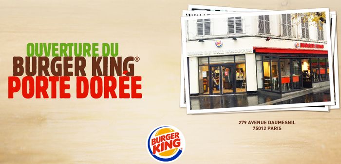 Franchise Burger King Porte Dorée Paris 12e