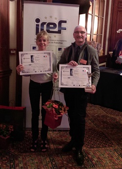 Pascal et Emmanuelle Magisson ont été récompensé par le titre de Meilleurs Franchisés de France par l'IREF