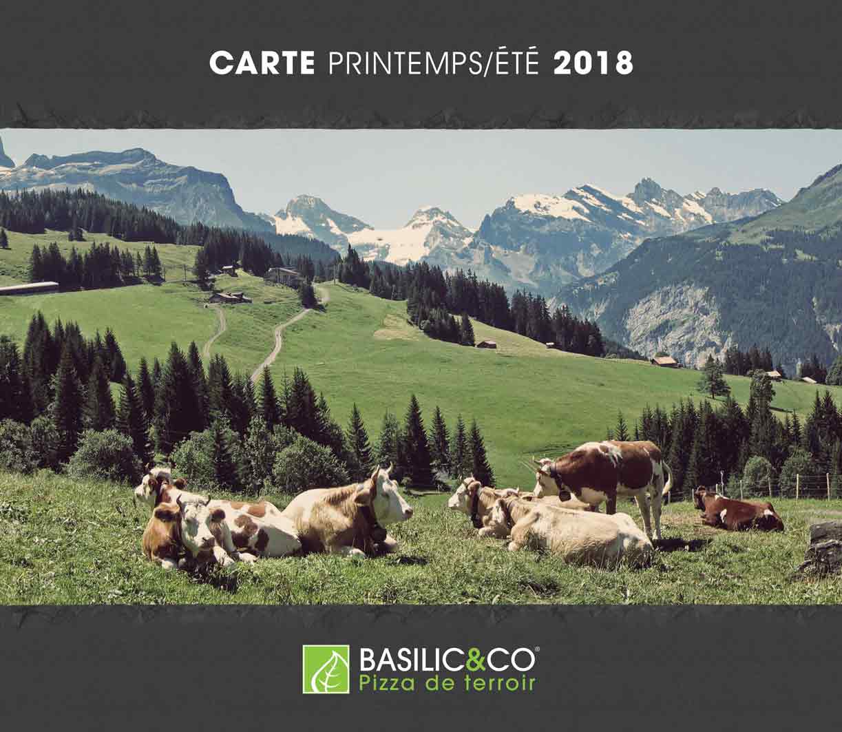 Basilic & Co, carte