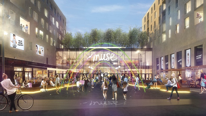Le centre commercial Muse à Metz