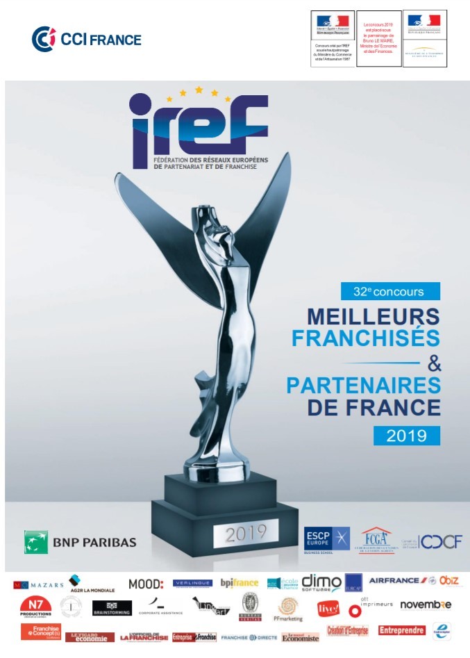 Concours IREF des « Meilleurs Franchisés & Partenaires de France » 2019 