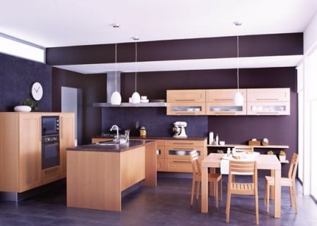 Avec Cuisinella, inspiration "bois" dans toute la maison