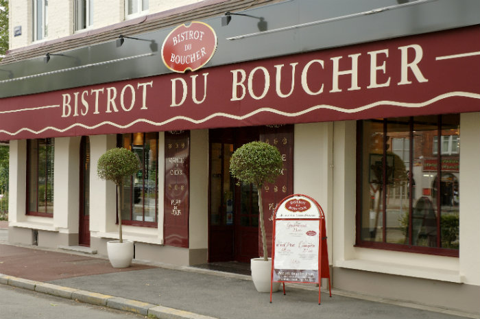 façade d'un Bistrot Du Boucher