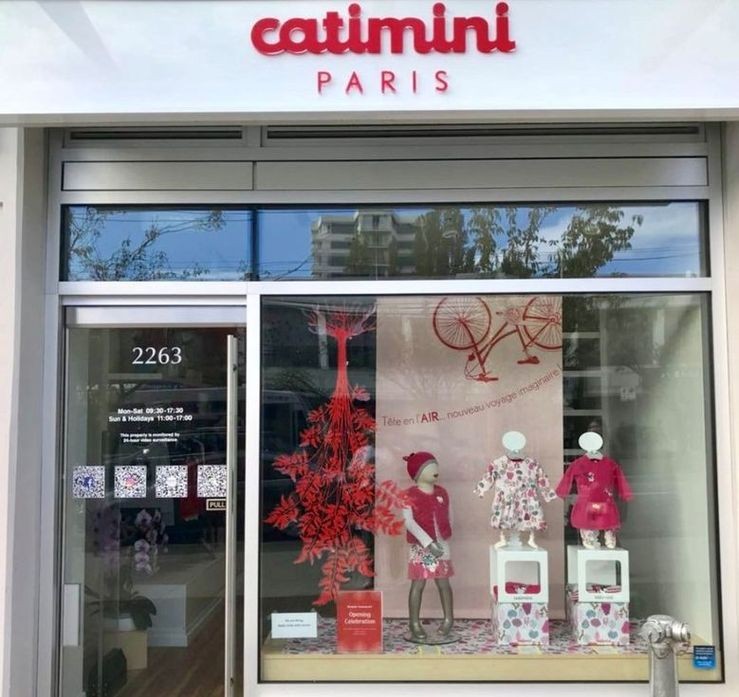 magasin de vêtements pour enfants Catinimi à Vancouver, au Canada