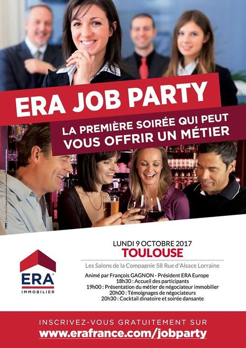 invitation ERA job Party Toulouse, le 9 octobre