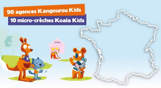 Franchise Kangourou Kids 100 agences