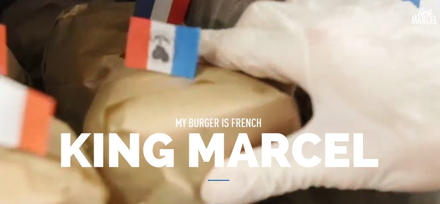 burgers premium 100% français King Marcel