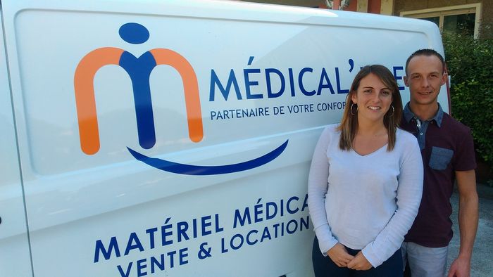 emeline beaudoin et mickael devoye, franchisés Medical'Isle à Amiens