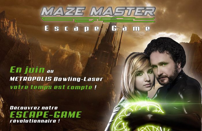 espace game maze master dans le metropolis bowling laser de lanester et langon