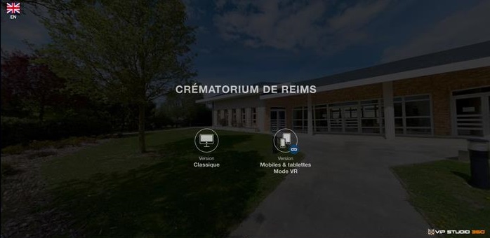 crematorium de reims en visite virtuelle par Groupe VIP 360