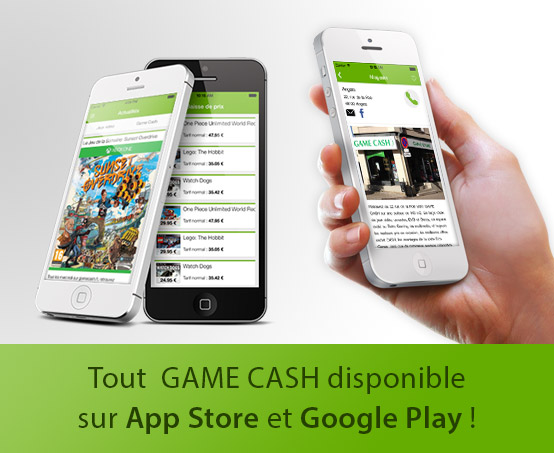 Nouvelle application mobile Game Cash