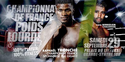 Gigafit sponsorise le championnat de France de boxe poids lourds