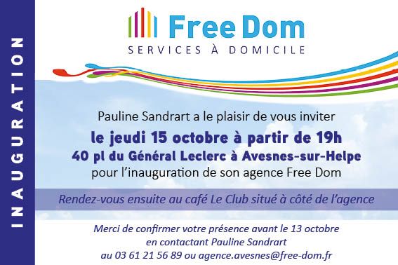 Inauguration agence Free Dom Avesnes-sur-Helpe