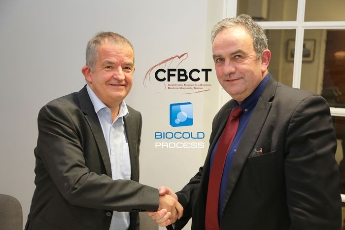 Jean-Marc PARE, Fondateur du réseau BIOCOLD PROCESS et Jean-François GUIHARD, Président CFBCT