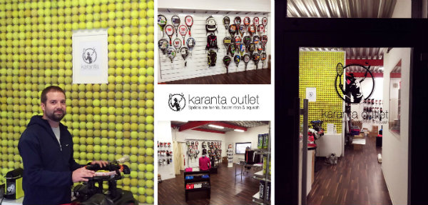 Première boutique de tennis Karanta Outlet à Strasbourg