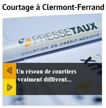 Courtage en crédit PresseTaux Clermont Ferrand