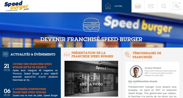 Franchise Speed Burger site farnchise