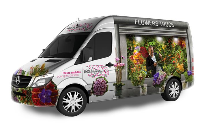 Franchise Voilà les Fleurs Flowers Truck