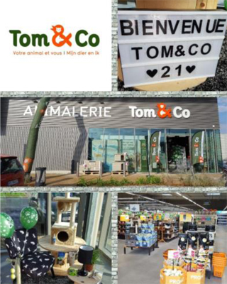 Nouveau magasin de la franchise d'animalerie Tom&Co à Roubaix