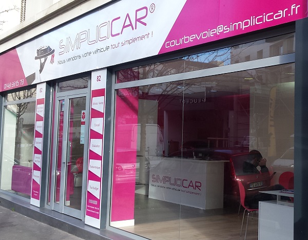 nouvelle agence automobile Simplici Car à Courbevoie