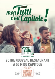 nouveau point de vente Tutti Pizza à Toulouse à proximité du Capitole