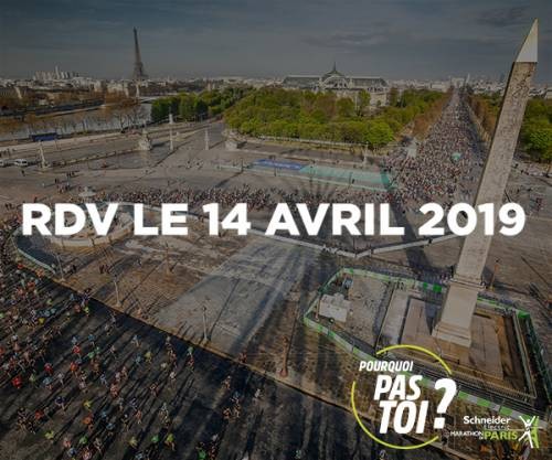 Marathon de PARIS 2019 le 14 avril