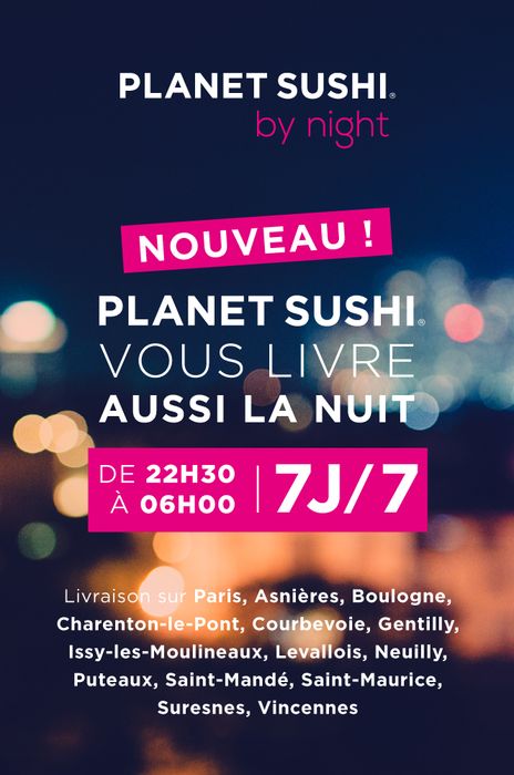 Franchise Planet Sushi by Night
