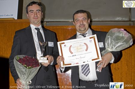 2009 : Remise des Troph�es � MM. Villeneuve et Maston