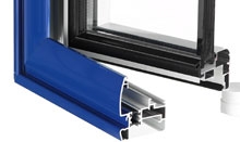 Fen�tre aluminium � frappe