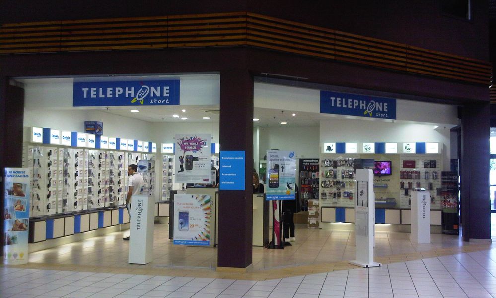 telephone store devanture