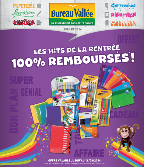 bureau-vallee-100%-gratuit-rentree-fournitures-scolaires