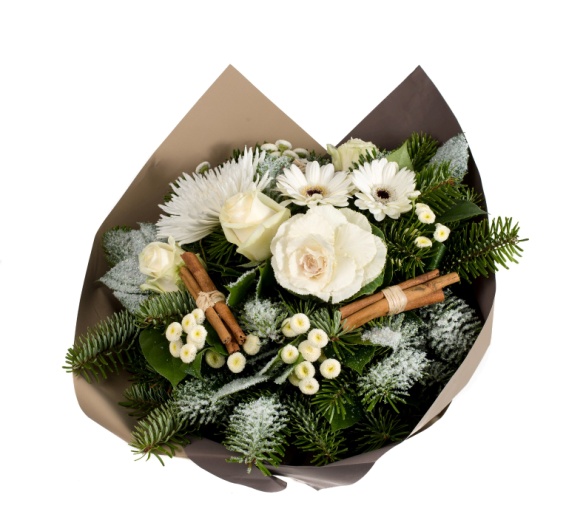 Carrément Fleurs à l'heure de Noël avec ses bouquets de fête !