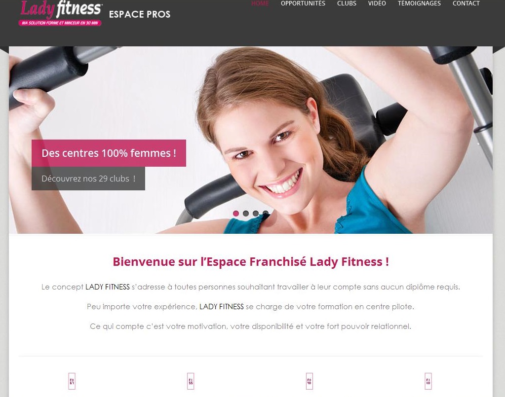 lady fitness site dédié à la franchise salle de sport