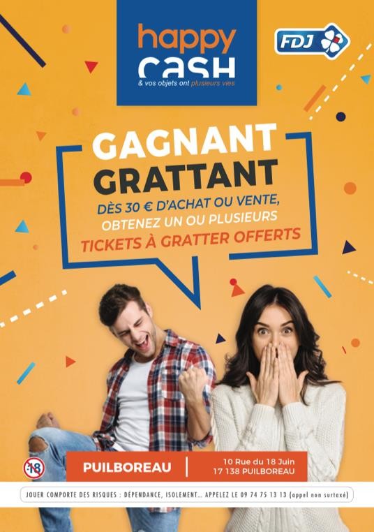 Happy Cash noue un partenariat avec La Française des Jeux 