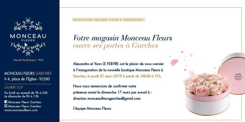 Monceau Fleurs : un nouveau magasin inauguré à Garches