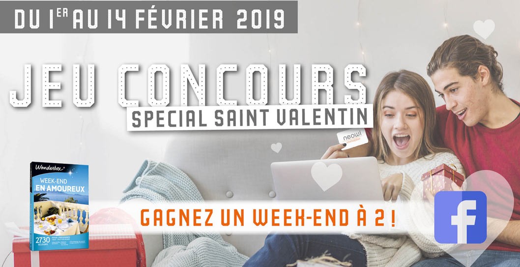 NEOWI Immobilier organise un jeu concours pour la Saint-Valentin 