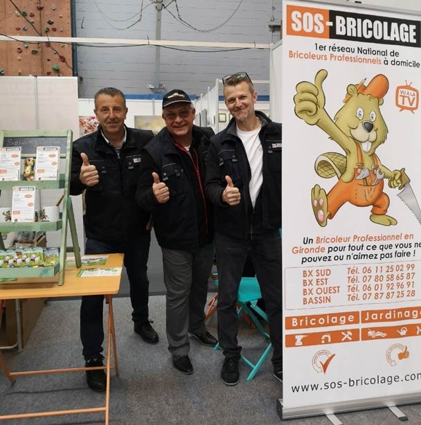 SOS Bricolage a participé au Salon Maison Déco Jardin de Langon 