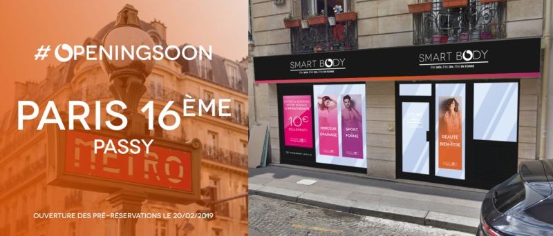 Smart Body : Prochaine ouverture dans 16ème arrondissement Parisien 