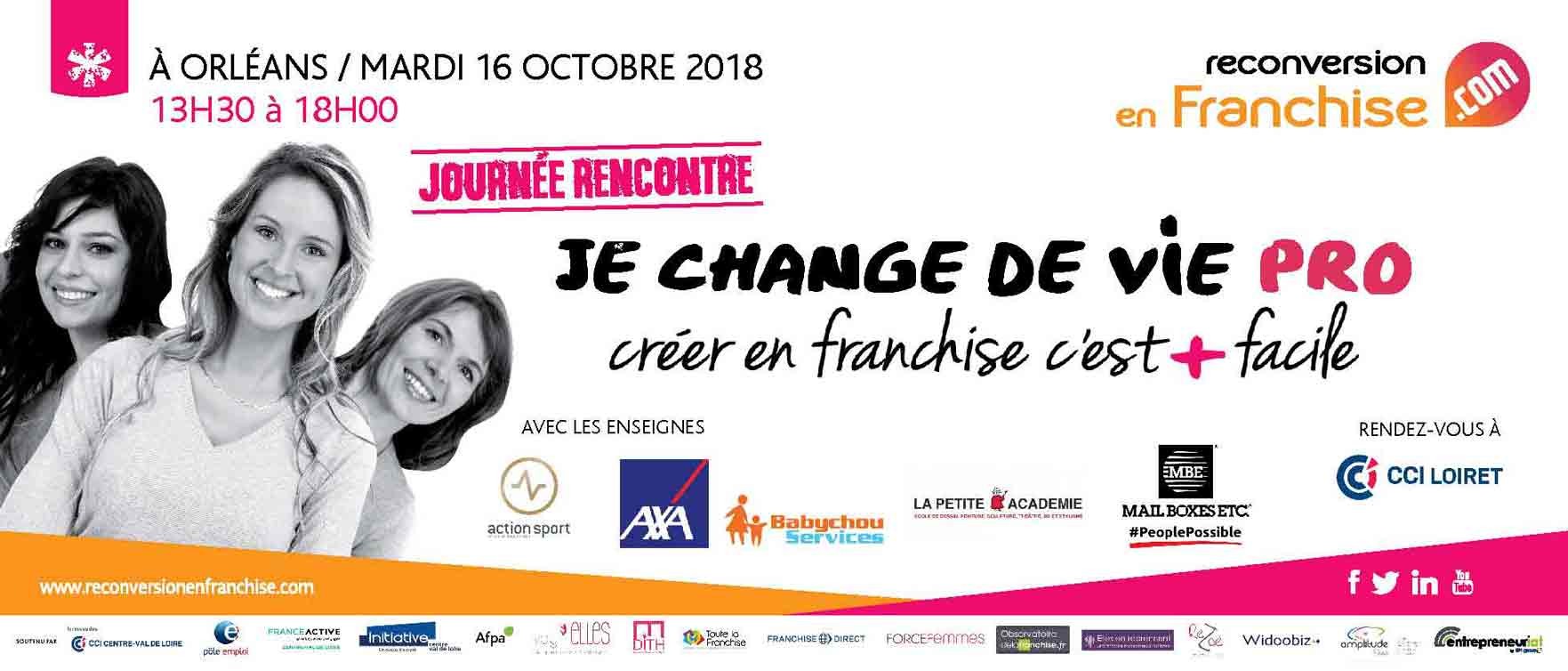 VDLF Journée de Rencontre « Je change de vie PRO, créer en franchise c’est + facile »