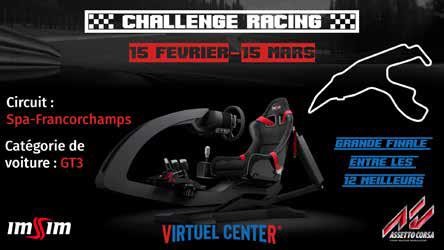 Virtuel Center organise un « Challenge Racing »