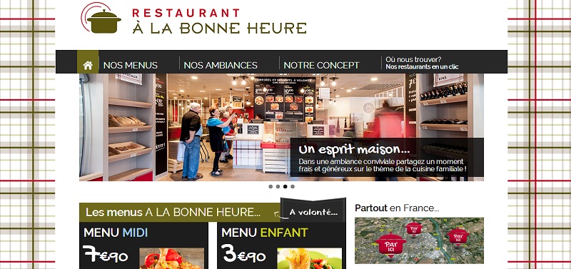 Nouveau site A La Bonne Heure Casino Restauration