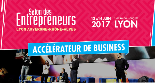 Affiche du salon des entrepreneurs de Lyon