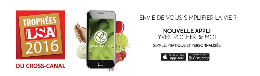 application Yves Rocher & Moi, récompensée par le Trophée LSA