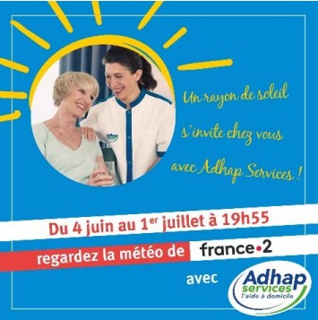 Adhap Services parraine la meteo sur France 2