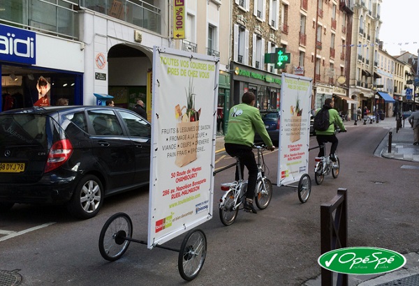 exemple de campagne de communication avec l'Affi'Bike