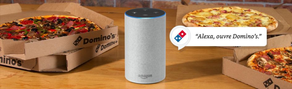 Skill Alexa Domino's Pizza France